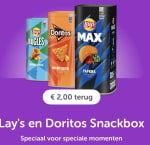 Lay’s en Doritos Snackbox gratis na cashback via Tikkie