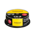 CD-R Intenso 700 MB 52x Printable Cakebox 25 piezas por 5.89€
