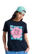 Camiseta de mujer Oceanregular Poster Roxy - Negro por 11.50€