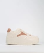 Marypaz Zapatilla casual plataforma blanco/nude talla 40 por 15.99€