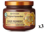 3 Botes de Mascarilla capilar Garnier Original Remedies Tesoros de Miel 340ml a 9.23€