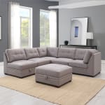 Sofá Modular 6 pzas con Almacenamiento por $22,999 | Costco