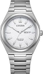 Citizen Zenshin Super Titanium Eco-Drive Watch 39mm for £258.20