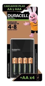 Cargador Pilas Duracell + 4 Pilas AA en $389 | Oferta Mercado Libre