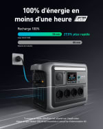 Anker SOLIX C1000 station électrique portable à 549€
