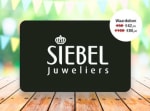 Tot 20% korting op Waardebon t.w.v. €50 of €100 van Siebel Juweliers bij Tripper