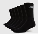 New Balance 6-Pack Crew Socks zwart voor €15,00 bij JD Sports