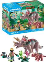 PLAYMOBIL Dinos Triceratops familie voor €24,24 bij Amazon