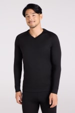 Men's Mountain Warehouse Talus Thermal Base Layer Top | Black / Grey / Navy | Sizes