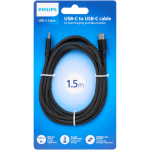 Philips laad- en datakabel USB-C naar USB-C 1,5 meter voor €2,49 bij De action