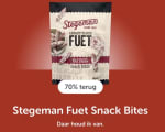 70% korting op Stegeman Fuet Snack Bites bij Tikkie