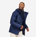 Chaqueta Impermeable Hombre Sailing 100 Azul Marino por 28.99€
