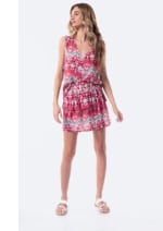 Falda corta con volante y estampado de mujer TEX por 5.99€.