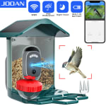 Mangeoire à oiseaux connectée solaire Jooan Caméra 2K Ultra HD, Wi-Fi à 34,99€