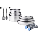 Batería cocina Arthur Martin 10 piezas por 64.99€