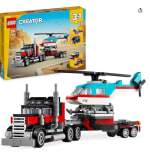 Set Lego Creator 3 en 1 Camión Plataforma con Helicóptero 31146 por 15.99€
