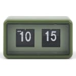 Horloge rétro à rabat automatique plastique vert à 4,50€