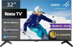 Smart TV CHiQ 32L621FR 32" HD ROKU por $1,999 | Amazon