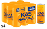 4 Packs de 9 Latas de 33cl de Kas naranja por 13.81€