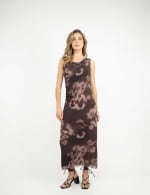 Vestido Maxi Estampado Sin Mangas Mujer Zibel por $5.000