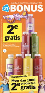 Hamsteren bij Albert Heijn met heel veel producten de 2de gratis