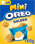 Oreo Golden Mini, Galletas Rellenas de Crema de Vainilla 160 g por 1.20€