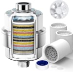 Filtro purificador de agua para regadera 20 etapas por $200 | Oferta Amazon