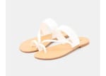 Sandalias planas de tira cruzada de mujer TEX por 4.99€.