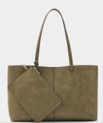 Bolso shopper abierto con neceser extraíble en liso Parfois por 17.99€