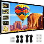 100 inch projectiescherm voor €6,79 bij Joybuy