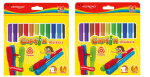 2 Packs de 24 Rotuladores Capfix KEYROAD Lavables y Ergonomicos para Niños por 5€