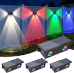 Aplique Solar Pared Exterior, 4 Piezas por 15.99€