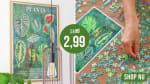 Plantenpuzzel van 1.000 stukjes voor €2,99 bij Bloompost