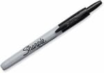 12 rotuladores Sharpie permanentes retráctil punta fina color negro por 8.23€