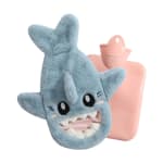 Botella de agua caliente con funda de animal esponjoso y guantes cálidos por 5.99€