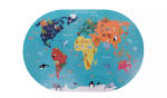 Chad Valley World Map, Alphabet & Numbers Floor Puzzles – 30 Pieces – Free Click & Co