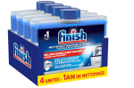 Lot de 4 produits Lave-Vaisselle Nettoyant Finish Machine Intégral à 12,15€