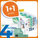 1+1 gratis op alle A-merk babydoekjes bij Trekpleister