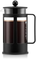 odum Kenya French Press Coffee Maker, 1L / 8 Cup Cafetière w/Heat-Resistant Borosilic