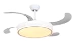 Ventilador techo LED 3 temperaturas aspas retráctiles mando por 26,34€