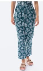 Pantalón largo fluido con cinturilla elástica de mujer TEX por 7.99€.