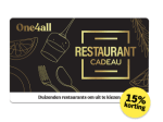 15% korting op een RestaurantCadeau voucher via de AH voordeelshop