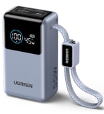 Batterie Externe UGREEN Nexode 55W 10000mAh Câble USB C Intégré Power Bank à 39,98€