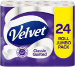Velvet Classic Quilted 24 Rolls for £7.12 or £6.37 with Subscribe and Save