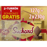 2 Packs Suchard Combo Navideño, 2 Turrones Chocolate + Gratis Bombones por 14,98€