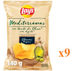 9 x Lay's Mediterráneas patatas fritas 140g por 9.58€
