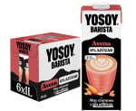 YOSOY Bebida Vegetal de Avena Barista sin Azúcar - pack de 6 x 1L por 6€