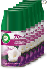 Air Wick Freshmatic 6 Recambios ambientador Lirio de Luna y Satén por 10.79€
