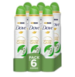 Pack 6×200ml Dove Advanced Care Desodorante por 9.15€.