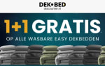 1+1 gratis op dekbed zonder overtrek bij Dekbed Discounter